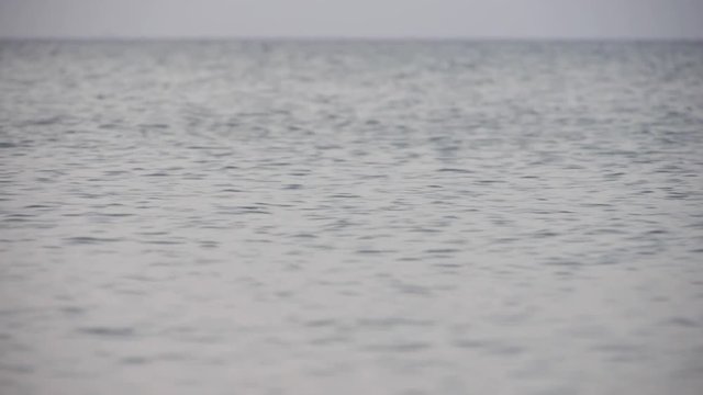 calm sinrise on the beach 