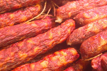 Chinese bacon and sausage