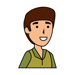 man worker of zoo character