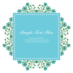 Vector illustration frame white backdrop with your sample text here hand drawn