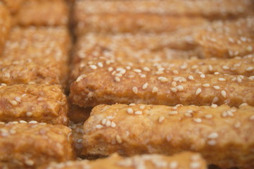 Sesame candy, a traditional Chinese delicacy