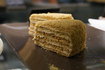 piece of honey cake
