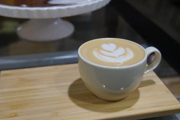 coffee cappuccino latteart tulip