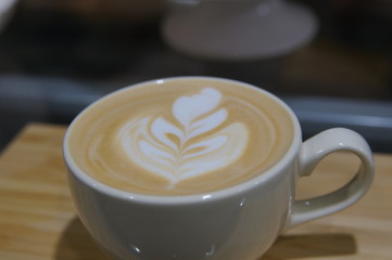 coffee cappuccino latteart rosette