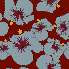 Beautiful seamless floral pattern background.