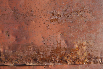 Old rusted metal texture. The surface of an uneven iron wall. Perfect for background and grunge design.