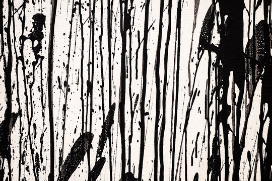 Arri&egrave;re plan coulures de peinture encre noire