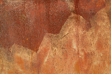 Old rusted metal texture. The surface of rough iron wall. Perfect for background and grunge design.