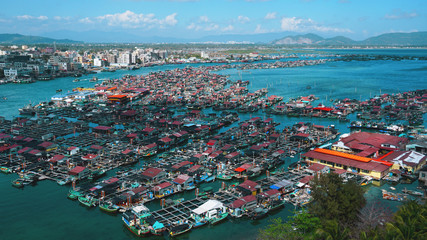 Linshui, Hainan, China Fishermans Village