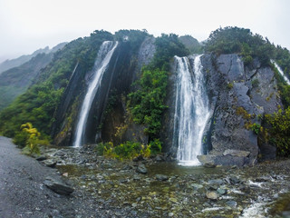 The Franz Josef Glacier on the South Island of New-Zealand