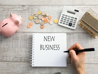 man written new business text