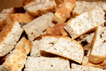 Home made healthy rusks