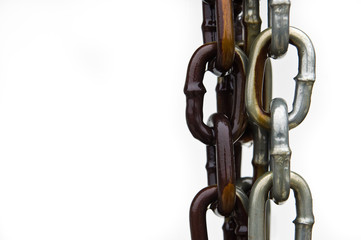 Naklejka premium Wet rainchain or rain chain