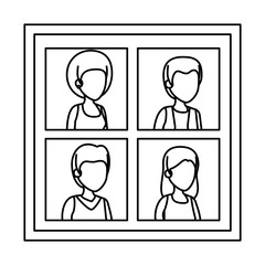 group of people characters