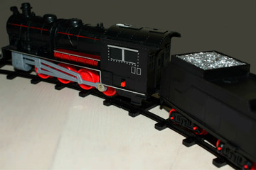 toy locomotive and railway