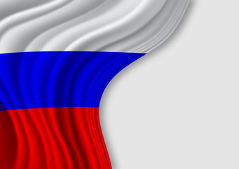 waving flag of russia