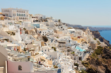 Thira Santorin en Grèce