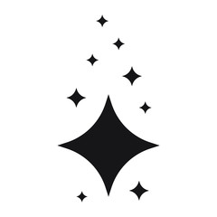 Shine icon, Clean star icon