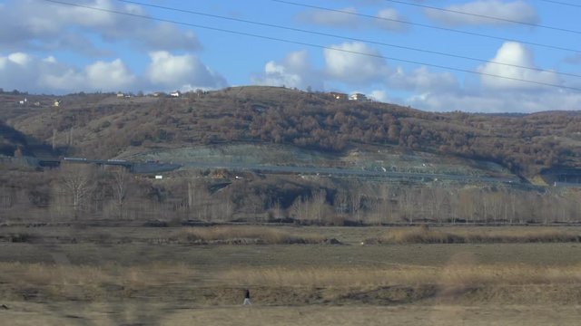 Construction of a motorway AM Struma Bulgaria 21.02.2019