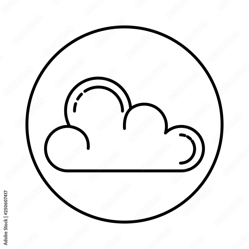 Poster cloud computing server with arrow download