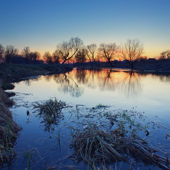Evening by the river