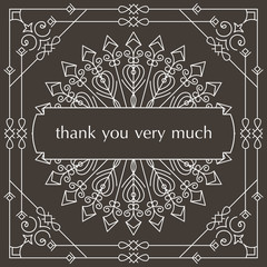 vintage ornament background, Logo is ideal for Elite brands, classy invitations, weddings, formal proposals