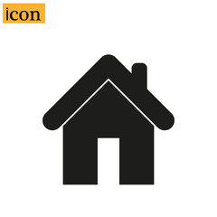 Home Icon in trendy flat style isolated on grey background. Homepage symbol for your web site design, logo, app, UI. Vector illustration,