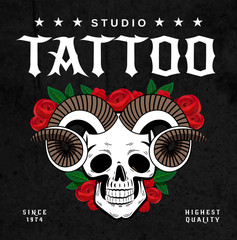 Tattoo Studio Design Poster