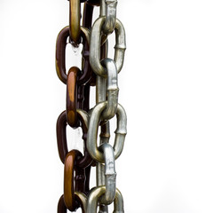 Obraz premium Wet rainchain or rain chain