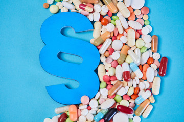 Medizinrecht und Gesundheitsrecht Konzept