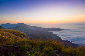 Phu Chee Fah, is a mountain area and national forest park in Thailand 