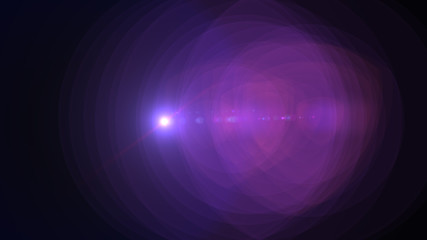 bright blue lensflare