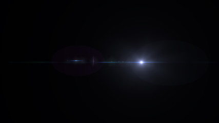 bright blue lensflare