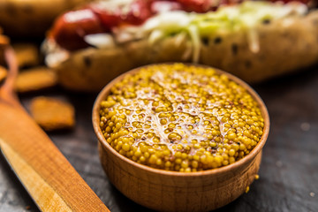 Mustard French condiment sauce flavor ingredients