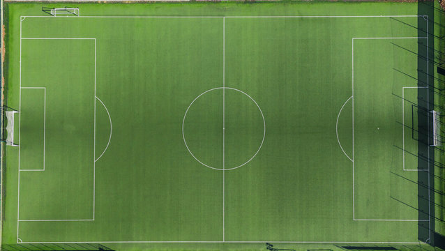 Aerial View Of Football Pitch