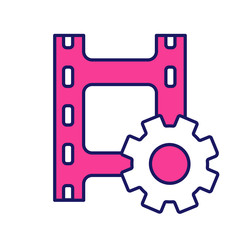 Video settings color icon