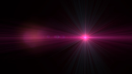 bright magenta lensflare