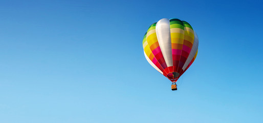 Balloon on blue sky