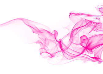 Obraz na płótnie Canvas pink smoke on white background. abstract art