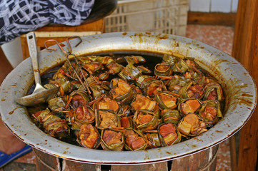 上海近郊の名物料理である扎肉