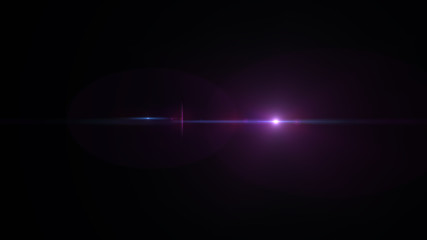 bright violet lensflare