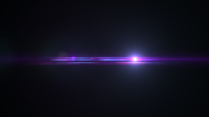 bright violet lensflare
