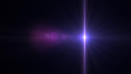 bright violet lensflare