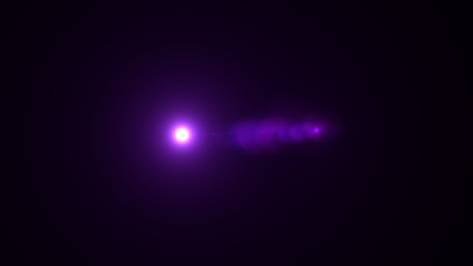 bright violet lensflare
