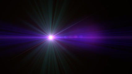 bright violet lensflare