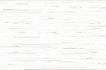 White wood plank texture for background. Vector.