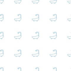 shower icon pattern seamless white background