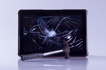 hammer broken tablet