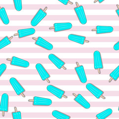 seamless ice crem pattern