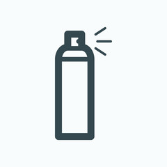 Aerosol icon. Spray cosmetic vector icon